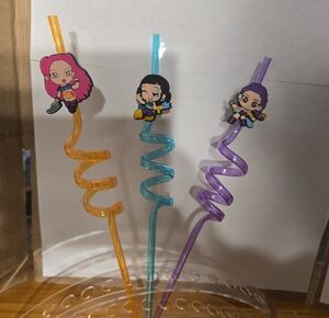Kpop Inspired Spiral Drinking Straws